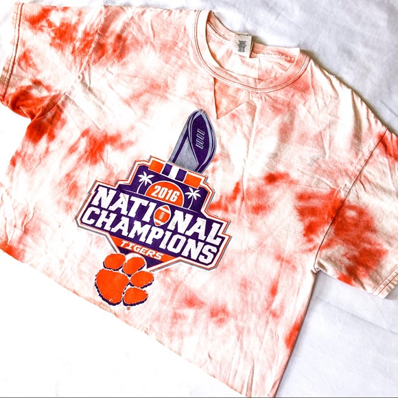 Customized Clemson Cropped Tee - Picture 2 of 5